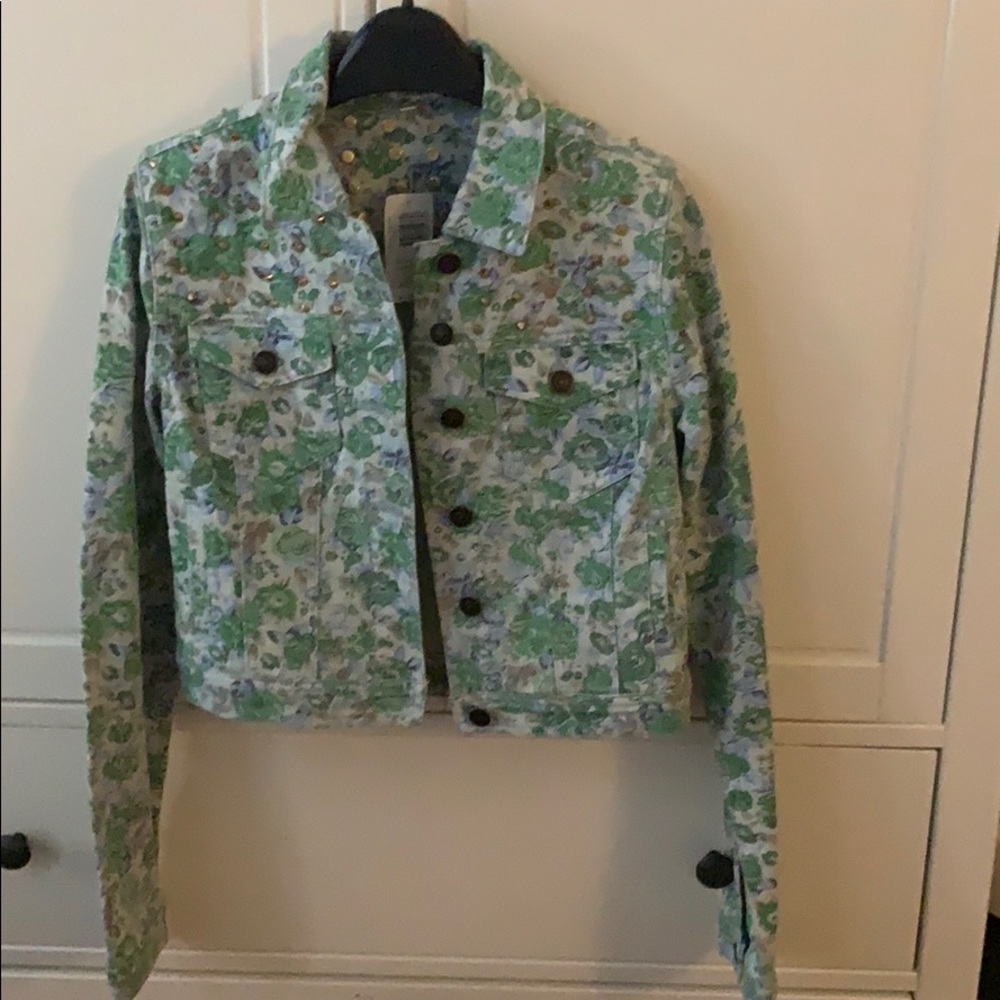 Buffalo NWT studded Jean jacket